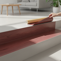 Self-Adhesive Wood Grain Stair Tread & Floor Renovation Sticker, Waterproof & Moisture-Proof