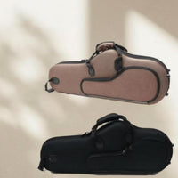 Zippered Alto Saxophone Case Textured Alto Sax Bag Lined Interior Padded Saxophone Carrying Case Easy to Carry
