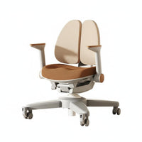 responsive spine Support Ergonomic Kids Chair Adaptive Double spinerest Adjustable Student Chair Breathable Mesh Fabric Desk Seat Built-in Footrest for Students, Parents, Study Room, Home, Bedroom, Playroom