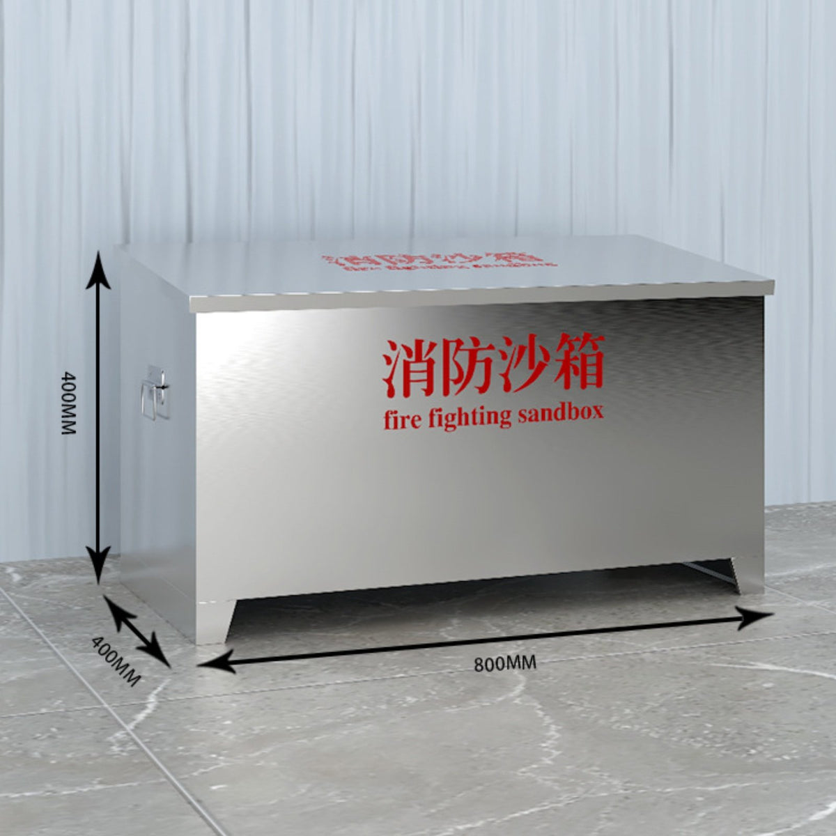 Stainless Steel Sand Box Flood-Control for Industrial Operators, Gas Station