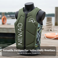 Flotation Vest Lightweight Individual Flotation Device Kayak Flotation Vest Ergonomic Fit Aquatic Activities Vest Long-Lasting