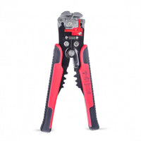Wire Stripper and Crimping Tool Spring-Loaded Wire Stripper with Crimper Multifunctional Stripping Crimping Pliers Textured-Grip