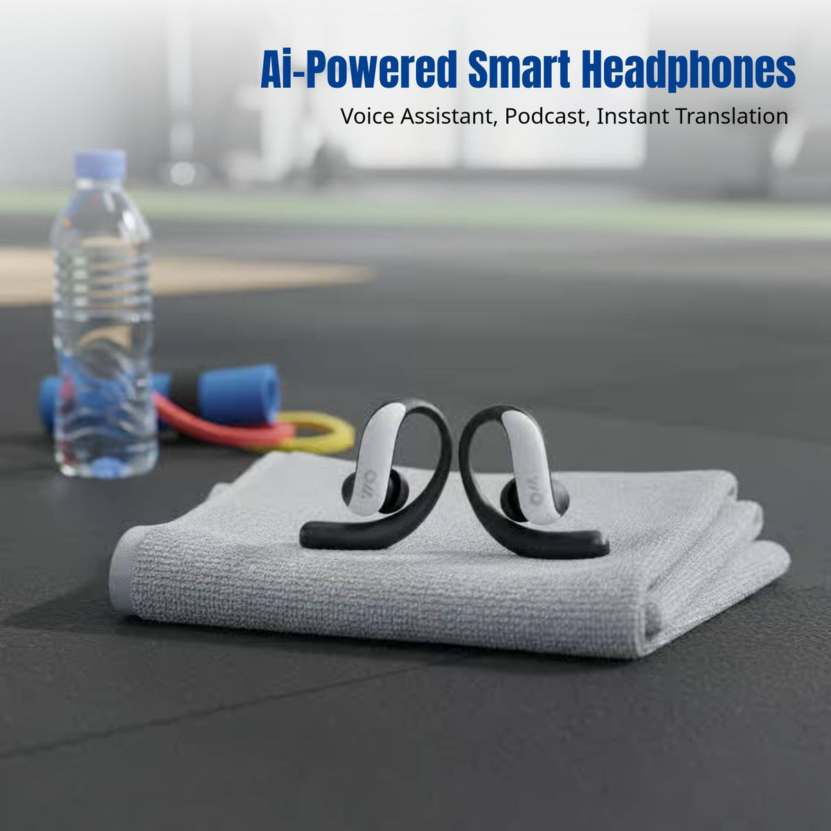 AI Smart Open-Ear Earphones, Sport, Comfortable Fit, Voice Assistant, Multi-Scene, Random Color