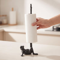 Frog Paper Towel Holder Rustic Paper Towel Holder with Frog Top Metal Vertical for Dining Table