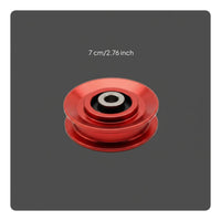 Effortless Operation Silent Bearing Pulley Wheel Wear-Resistant Aluminum Alloy Cable Pulley Low Friction Heavy Duty