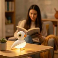 Bird-Shaped Movement-Activated Light Warm Motion-Activated Night Light Compact Bird Lamp for Toddlers