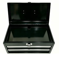 Portable Metal Tool Box Compact Tool Chest with Drawers Multi-Function Desktop Organizer for Mechanics
