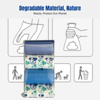 Thickened Dog Waste Bag, Scented, Biodegradable, Cute Pet Waste Bag, Leakproof, HDPE Material