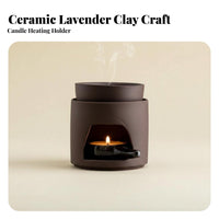 Candle-Powered Oil Warmer Tealight-Powered Scent Aroma Warmer Detachable Bowl Elegant Design