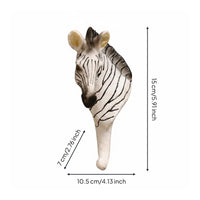 Animal Wall Hook 3D Design Retro Animal Hook Space Saving Decorative Wall Hanger