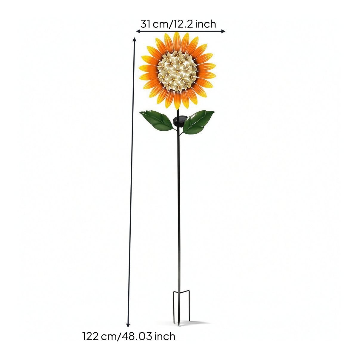 Outdoor Solar Garden Stake Lights Decorative Solar Flower Lights Energy-Efficient Garden Stake with Solar Flower Easy to Install for Patio