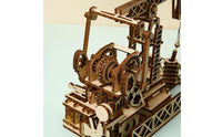 Oil Well Model with Base STEM 3D Wooden Puzzle No Glue Required Wooden Model Kit for Office