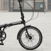 20 Inch Folding Cycle Aluminum Alloy Frame Cycling Equipment Fenders Included