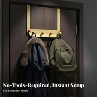 Over-the-Door Organizer hardwaretoolno-drill Installation hanger Rack High Load Capacity for Homeowners