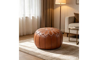 Storage Pouf Ottoman Extra Seating Home Furniture Thick Padded for Living Room