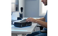 USB Audio Interface Professional Audio Interface with Loopback Bus Powered Hardware for Vocalists, Streamers