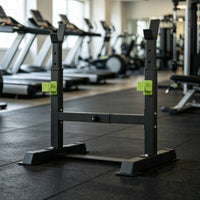 Adjustable Squat Rack Freestanding Squat Rack Stand Space-Saving Bench Press Stand for Athletes