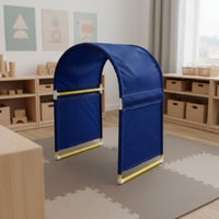 Rainbow Crawl Tunnel Sensory Active Children Crawling Tube Soft Textile Play Tunnel Tent for Young Children