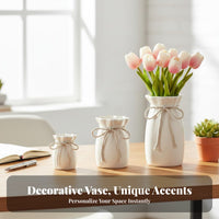 Shatterproof Flower Vase Lightweight, Nordic Design Flower Pot for Desktop, Living Room, Bookshelf