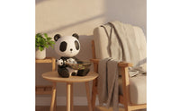 Pandas Figurine with Storage Bowl Decorative Pandas Statue with Bowl Cute Catchall Dish for Living Room, Coffee Table, TV Cabinet
