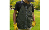 Water-Repellent Camping Vest Convertible Vest with Pockets Functional Apparel Practical for Hikers, Hiking, Fishing