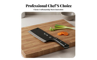 Chinese Culinary Hatchet Multi-Functional Meat and Vegetable Culinary Hatchet Multipurpose Stainless Steel Kitchen Cut per for Chefs