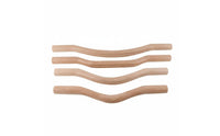Skin-Friendly Guasha Scraping Stick Portable Wooden Gua Sha Stick Splinter-Splinter-Resistant Beech Wood Body Scraper Ergonomic Handle for Athletes, Home Use, Spa