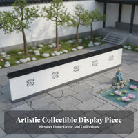 Suzhou Garden Fence Model DIY Assembly Micro Landscape Railing Model STEAM Education Chinese Design Miniature Fence for Hobbyists, Students, Dioramas