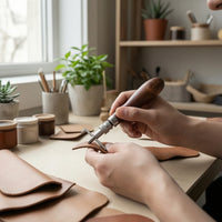Adjustable Stitching Groover Ergonomic Creasing Tool Sturdy for Leathercrafters