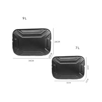 Hard Shell Scooter Rack Bag Water Resistant Rear Rack Bag Reflective Strip Two-Wheeler Accessory PVC Leather