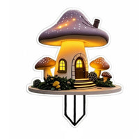 Acrylic Garden Stake Weather Resistant Decor Easy Install for Patio