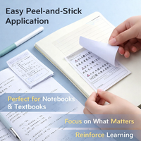 Error Correction Sticky Notes, Repositionable Mistake Note Pads, Tear-Off for Use