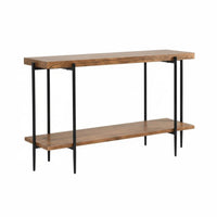 Countrydesign design Narrow Console Table Space-Saving dual-level Narrow Table Multi-Functional Hallway Furniture Slim silhouette for Guesthouse Owners, Homeowners, Decorators, Entryway, Living Room, Behind Couch, Bedroom