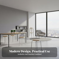 Space-Saving Stackable Round Seat adaptable Round stackable Stool Sturdy Construction Home Furnishing Portable for Families, Adults, Students, Dining Room, Kitchen, Office, Classroom