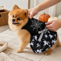 Halloween Pet Costume Dress for Dogs - Pumpkin, Skull, Witch, Spider Designs