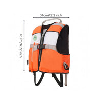 Reflective Strips Children's Life Jacket Front Zipper Kids Flotation Vest Buckle Strap Children's Buoyancy Vest Leg Straps