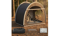 Large Opening Foldable Bike Shelter Covered Arched Cycle Shelter for Outdoor