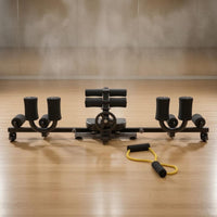 Cushioned Seat Split Training Machine Adjustable Hip Opening Instructor Padded Seated Stretching Machine Metal Frame for Adults, Children