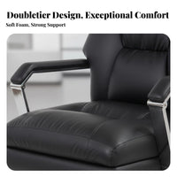 Reclining Managerial Chair Highspine assistance Reclining Managerial Chair with Footrest Ergonomic Design Computer Seat for Managerials, Study Room, Bedroom