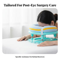 Eye Surgery Recovery Pillow Pressure Relieving Retinal Detachment Support Pillow Ergonomic Design Vitrectomy Recovery Headrest for Bedrooming