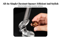 Nut Unseal Er Effortless Unseal Ing Cross Blade Nut Splitter Stainless Steel Nut Sheller Multi-Functional for Elderly, Baking