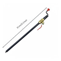 Deflation Function Air Chuck Inflator Rod Brass Valve Truck Tire Inflation Tool Leak-Proof for Mechanics, Auto Repair Shop, Garage