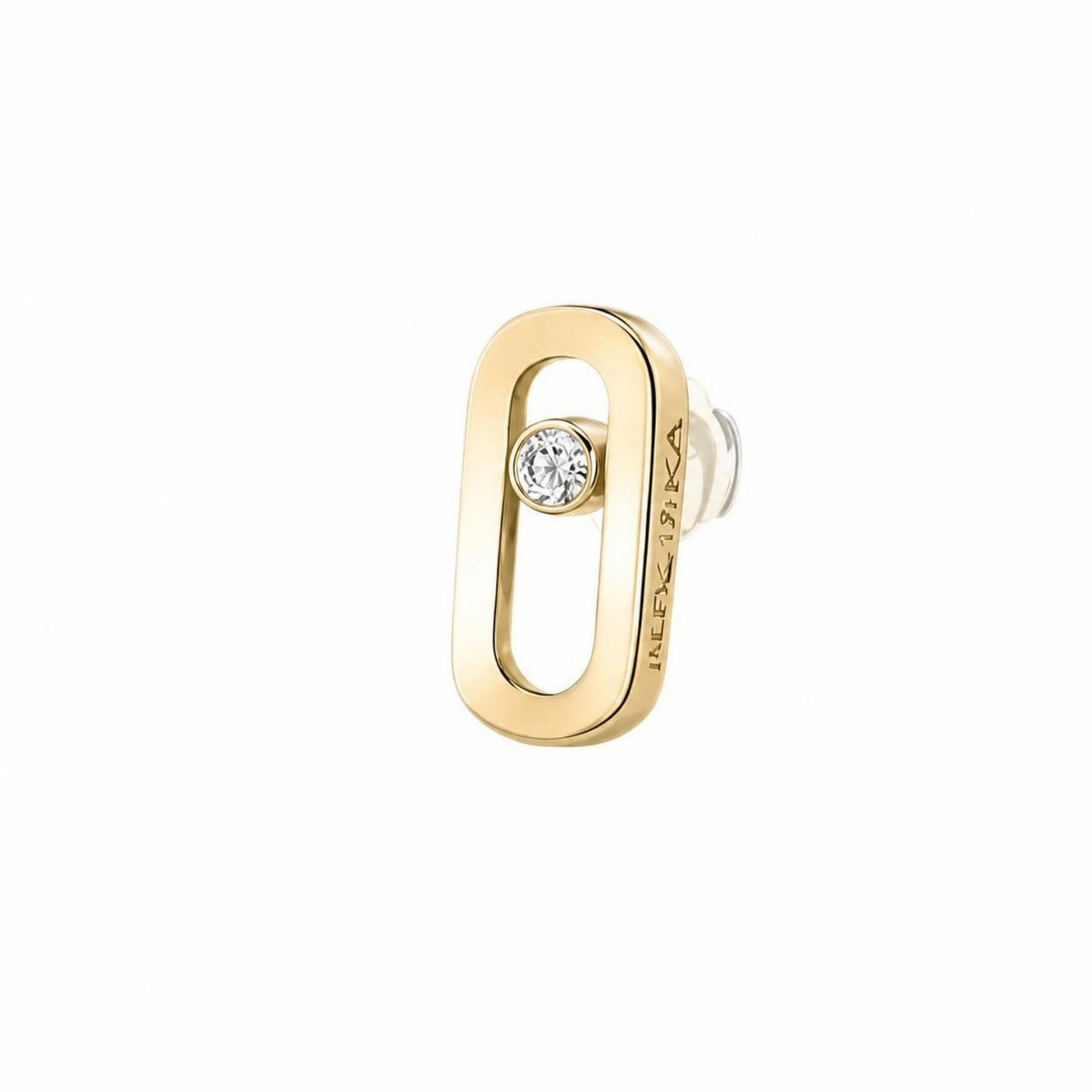 Minimalist Oval Stud Earrings Dainty Cubic Zirconia Stud Earrings Polished Mini Studs Comfortable for Women