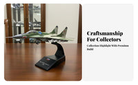 1/100 Scale Fighter Model Centerpiece Fighter Jet Model for Desk Decoration, Office Decor