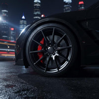 Decorative Red Brake Caliper Cover Sporty Look Brake Caliper Cover Easy Installation Car Accessory Secure Fit