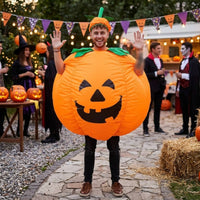 Pumpkin Costume Cute Inflatable Costume Lightweight Bodysuit for Halloween, Stage Performances