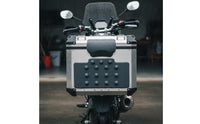 Soft and Comfortable Motorcycle Top Box Backrest Easy Installation Self Top Case Cushion Waterproof for Long-Distance Riding