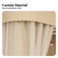 Bunk Bed Curtain Set Blackout Dormitory Supply Dustproof for Students, Teenagers