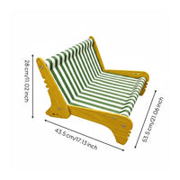 Cat Scratching Bed Multi-Use Cat Scratcher Sofa Comfortable Animal Lounger for Small Dogs, Toy Poodles, Indoor, Window Side