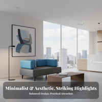 Business-Grade Lounge Sofa and Table Set Modern Design Reception Seating flexible Setup professional Furnishing firm-density padding for Hotel Proprietors, Office Managers, Interior Designers, Lobby, Waiting Room